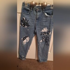 Girl's Graphic print Shein Jeans